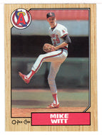 Mike Witt - California Angels (MLB Baseball Card) 1987 O-Pee-Chee # 92 Mint