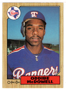 Oddibe McDowell - Texas Rangers (MLB Baseball Card) 1987 O-Pee-Chee # 95 Mint