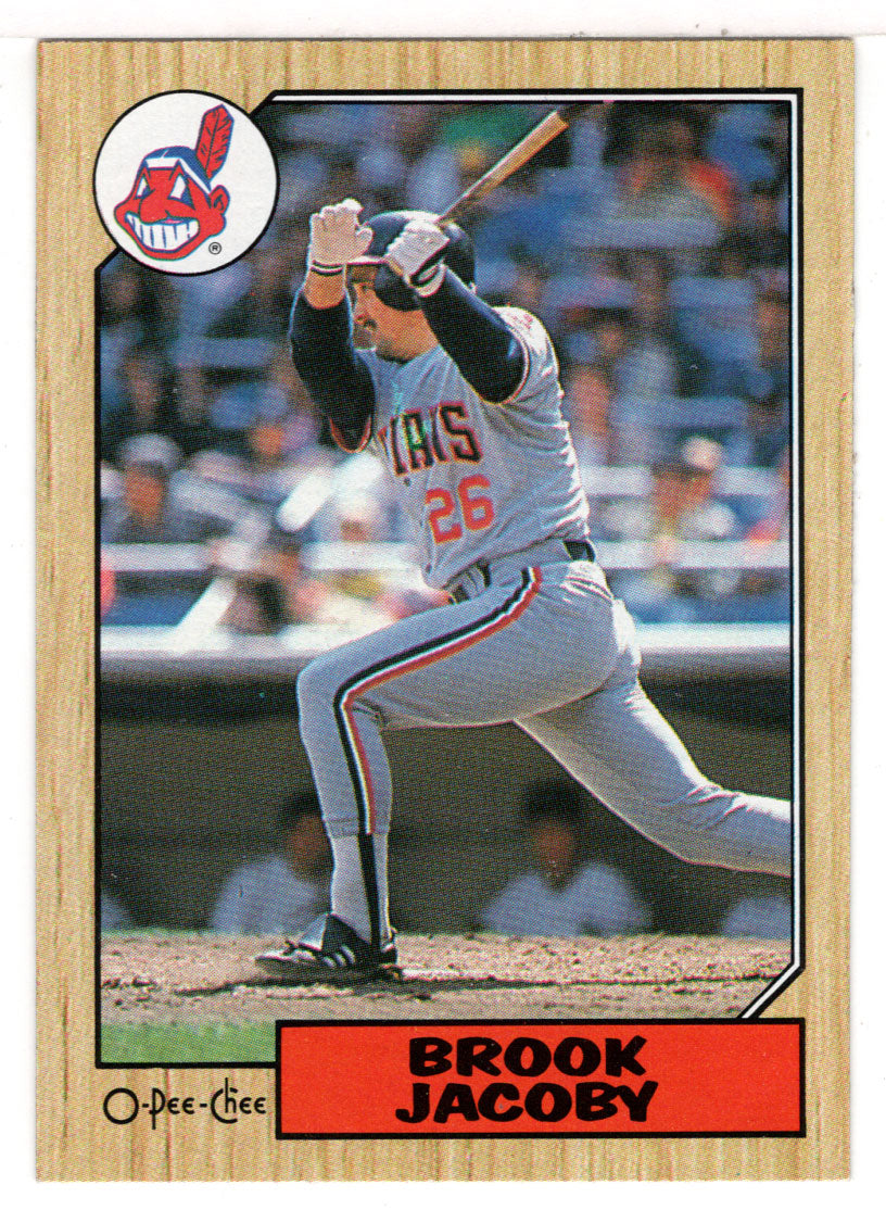 Brook Jacoby - Cleveland Indians (MLB Baseball Card) 1987 O-Pee-Chee # 98 Mint