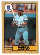 Darryl Motley - Atlanta Braves (MLB Baseball Card) 1987 O-Pee-Chee # 99 Mint