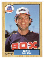 Neil Allen - Chicago White Sox (MLB Baseball Card) 1987 O-Pee-Chee # 113 Mint