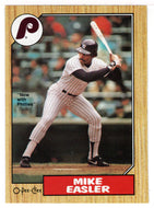 Mike Easler - Philadelphia Phillies (MLB Baseball Card) 1987 O-Pee-Chee # 135 Mint