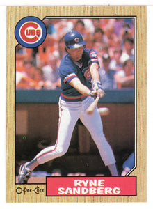 Ryne Sandberg - Chicago Cubs (MLB Baseball Card) 1987 O-Pee-Chee # 143 Mint