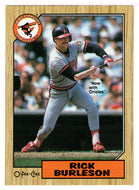 Rick Burleson - Baltimore Orioles (MLB Baseball Card) 1987 O-Pee-Chee # 152 Mint