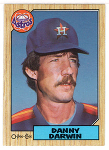 Danny Darwin - Houston Astros (MLB Baseball Card) 1987 O-Pee-Chee # 157 Mint