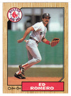 Ed Romero - Boston Red Sox (MLB Baseball Card) 1987 O-Pee-Chee # 158 Mint