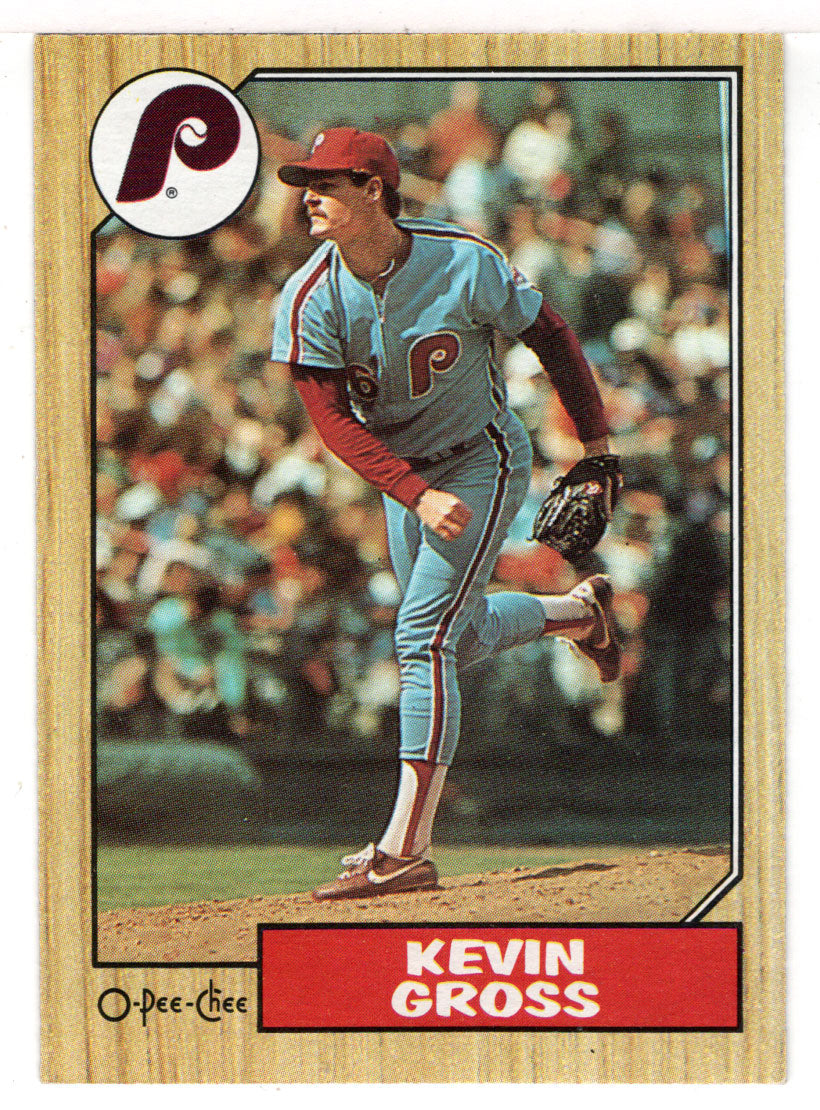 Kevin Gross - Philadelphia Phillies (MLB Baseball Card) 1987 O-Pee-Chee # 163 Mint