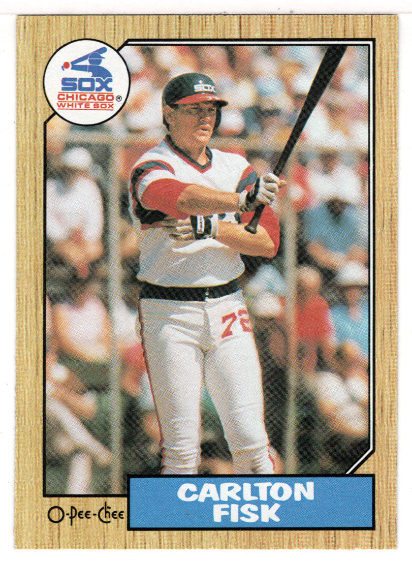 Carlton Fisk - Chicago White Sox (MLB Baseball Card) 1987 O-Pee-Chee # 164 Mint