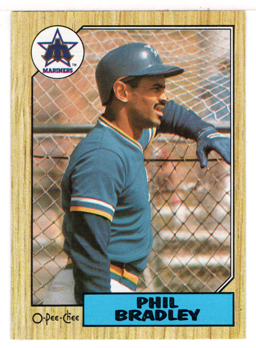 Phil Bradley - Seattle Mariners (MLB Baseball Card) 1987 O-Pee-Chee # 170 Mint