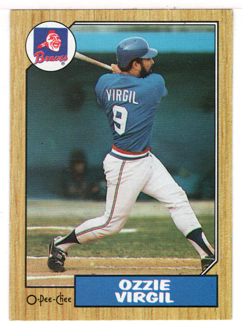 Ozzie Virgil - Atlanta Braves (MLB Baseball Card) 1987 O-Pee-Chee # 183 Mint