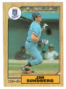 Jim Sundberg - Kansas City Royals (MLB Baseball Card) 1987 O-Pee-Chee # 190 Mint