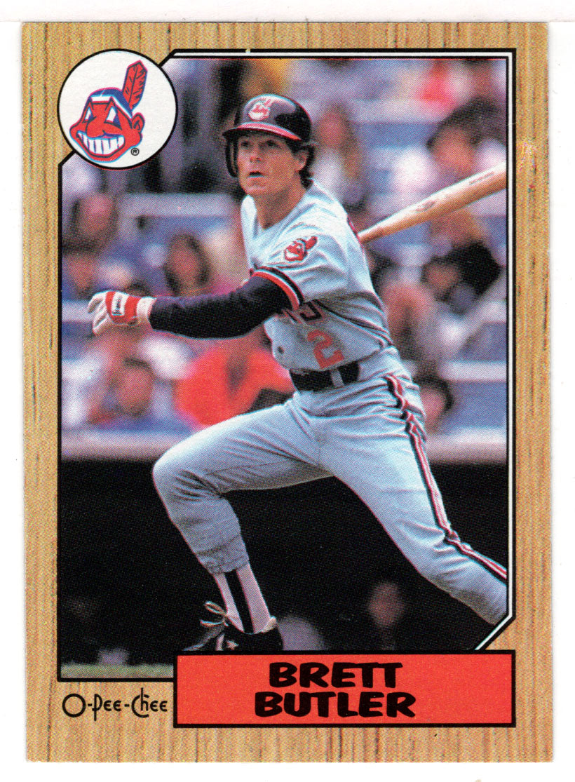 Brett Butler - Cleveland Indians (MLB Baseball Card) 1987 O-Pee-Chee # 197 Mint