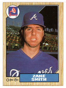 Zane Smith - Atlanta Braves (MLB Baseball Card) 1987 O-Pee-Chee # 226 Mint