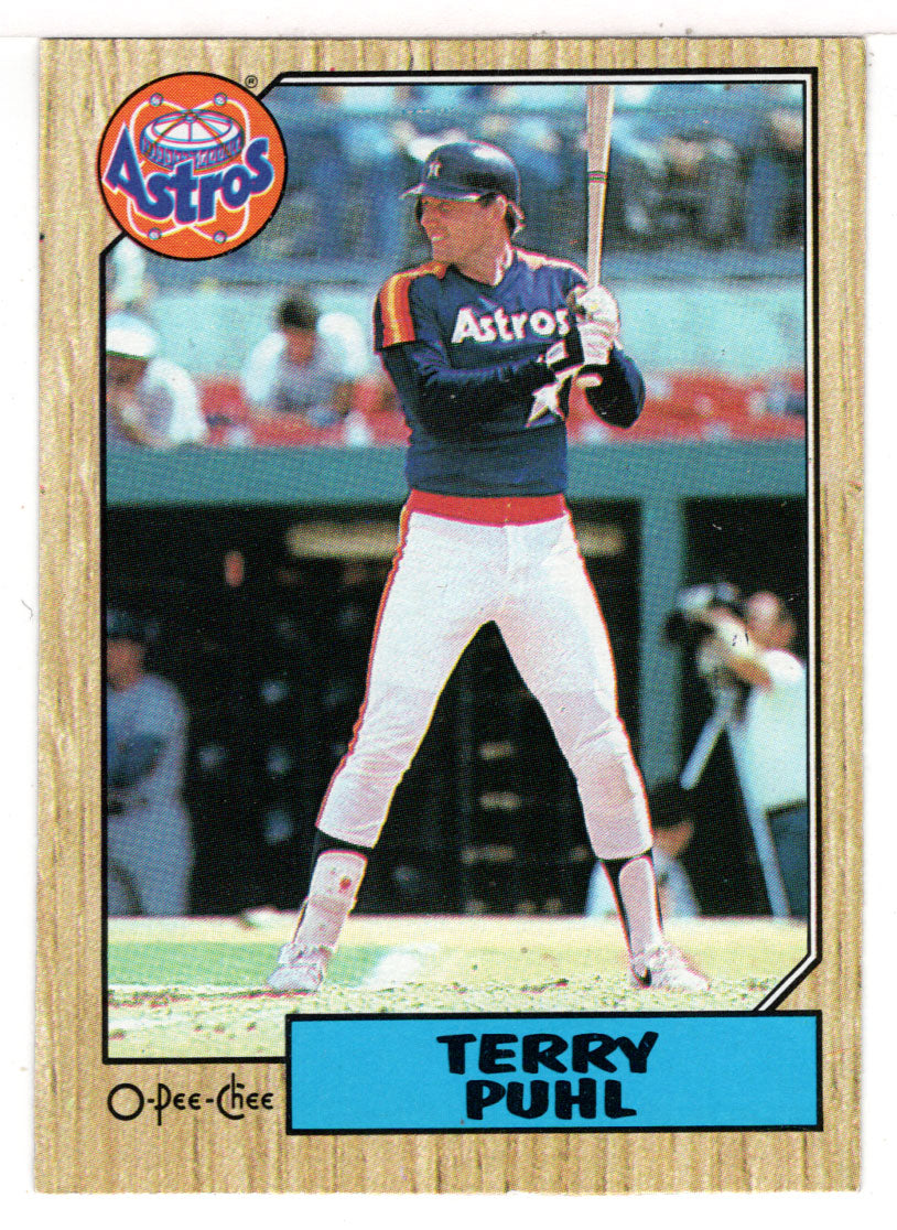 Terry Puhl - Houston Astros (MLB Baseball Card) 1987 O-Pee-Chee # 227 Mint