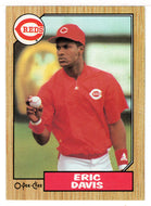 Eric Davis - Cincinnati Reds (MLB Baseball Card) 1987 O-Pee-Chee # 228 Mint