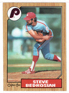 Steve Bedrosian - Philadelphia Phillies (MLB Baseball Card) 1987 O-Pee-Chee # 233 Mint