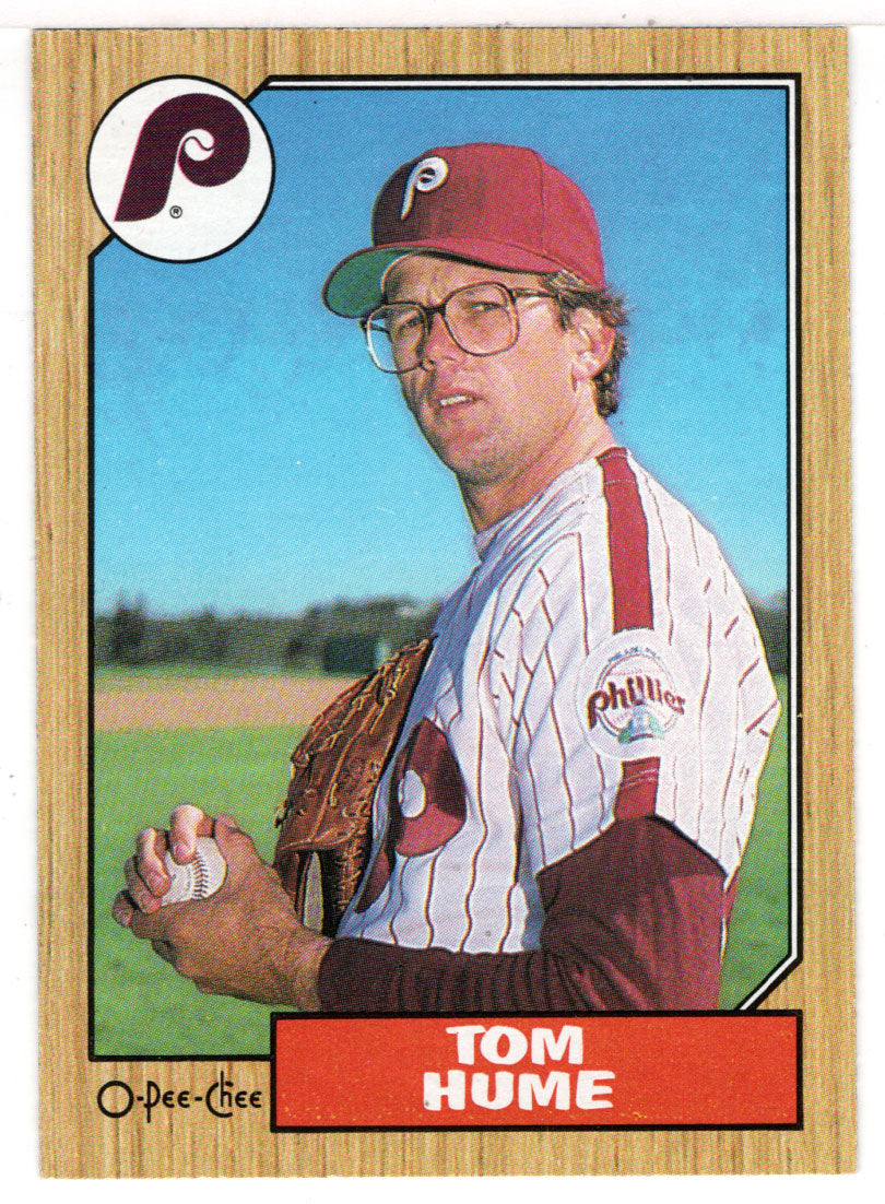 Tom Hume - Philadelphia Phillies (MLB Baseball Card) 1987 O-Pee-Chee # 251 Mint