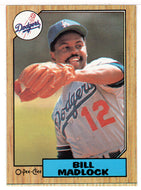 Bill Madlock - Los Angeles Dodgers (MLB Baseball Card) 1987 O-Pee-Chee # 276 Mint