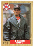 Dennis Boyd - Boston Red Sox (MLB Baseball Card) 1987 O-Pee-Chee # 285 Mint