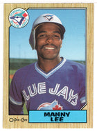 Manny Lee - Toronto Blue Jays (MLB Baseball Card) 1987 O-Pee-Chee # 289 Mint