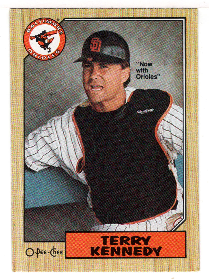 Terry Kennedy - Baltimore Orioles (MLB Baseball Card) 1987 O-Pee-Chee # 303 Mint