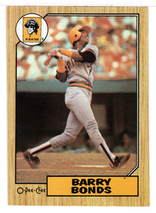 Barry Bonds RC - Pittsburgh Pirates (MLB Baseball Card) 1987 O-Pee-Chee # 320 Mint