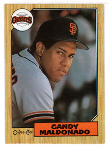 Candy Maldonado - San Francisco Giants (MLB Baseball Card) 1987 O-Pee-Chee # 335 Mint