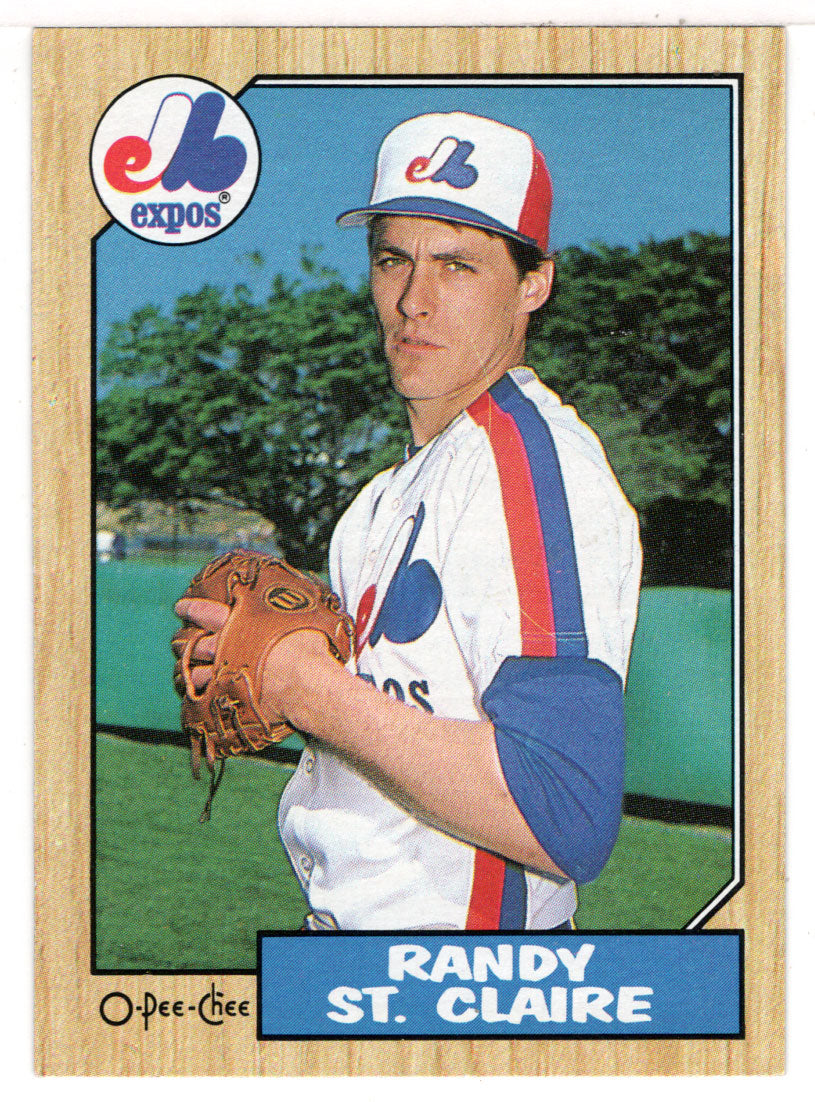 Randy St. Claire - Montreal Expos (MLB Baseball Card) 1987 O-Pee-Chee # 366 Mint