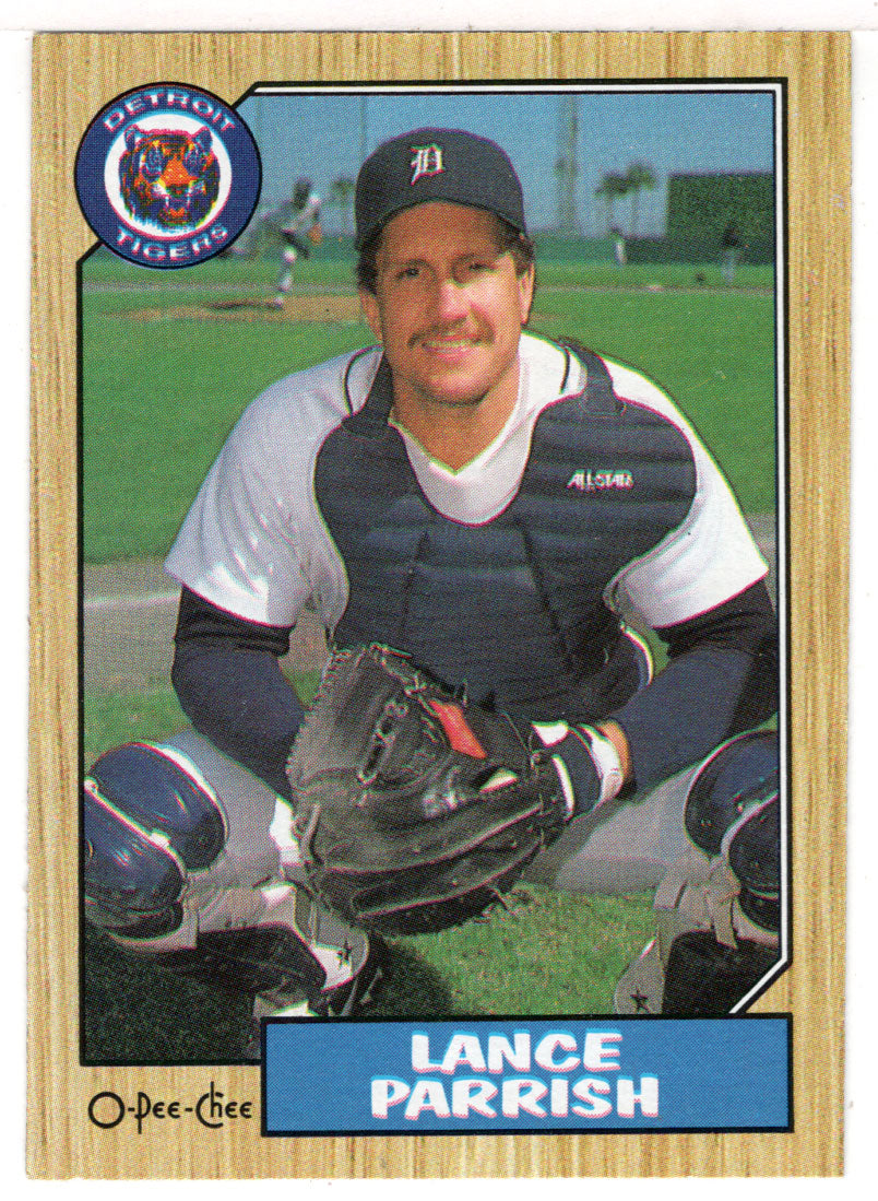 Lance Parrish - Detroit Tigers (MLB Baseball Card) 1987 O-Pee-Chee # 374 Mint