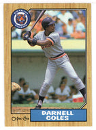 Darnell Coles - Detroit Tigers (MLB Baseball Card) 1987 O-Pee-Chee # 378 Mint