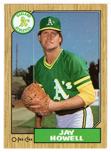 Jay Howell - Oakland Athletics (MLB Baseball Card) 1987 O-Pee-Chee # 391 Mint