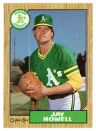 Jay Howell - Oakland Athletics (MLB Baseball Card) 1987 O-Pee-Chee # 391 Mint