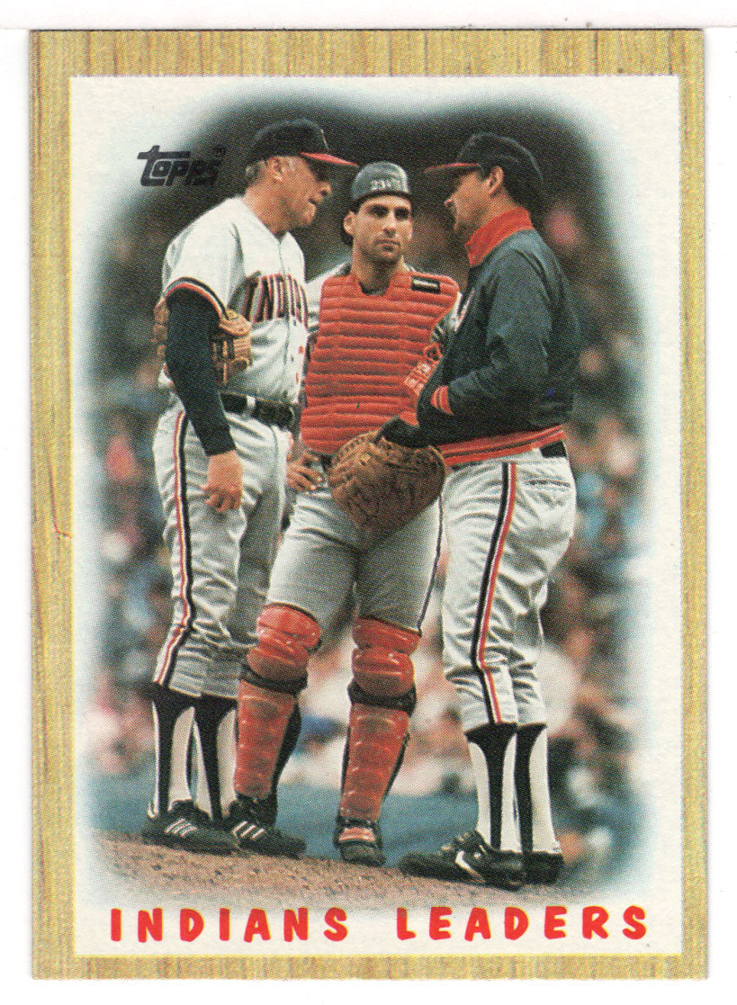 Cleveland Indians Team Checklist (MLB Baseball Card) 1987 Topps # 11 Mint