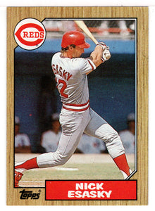 Nick Esasky - Cincinnati Reds (MLB Baseball Card) 1987 Topps # 13 Mint