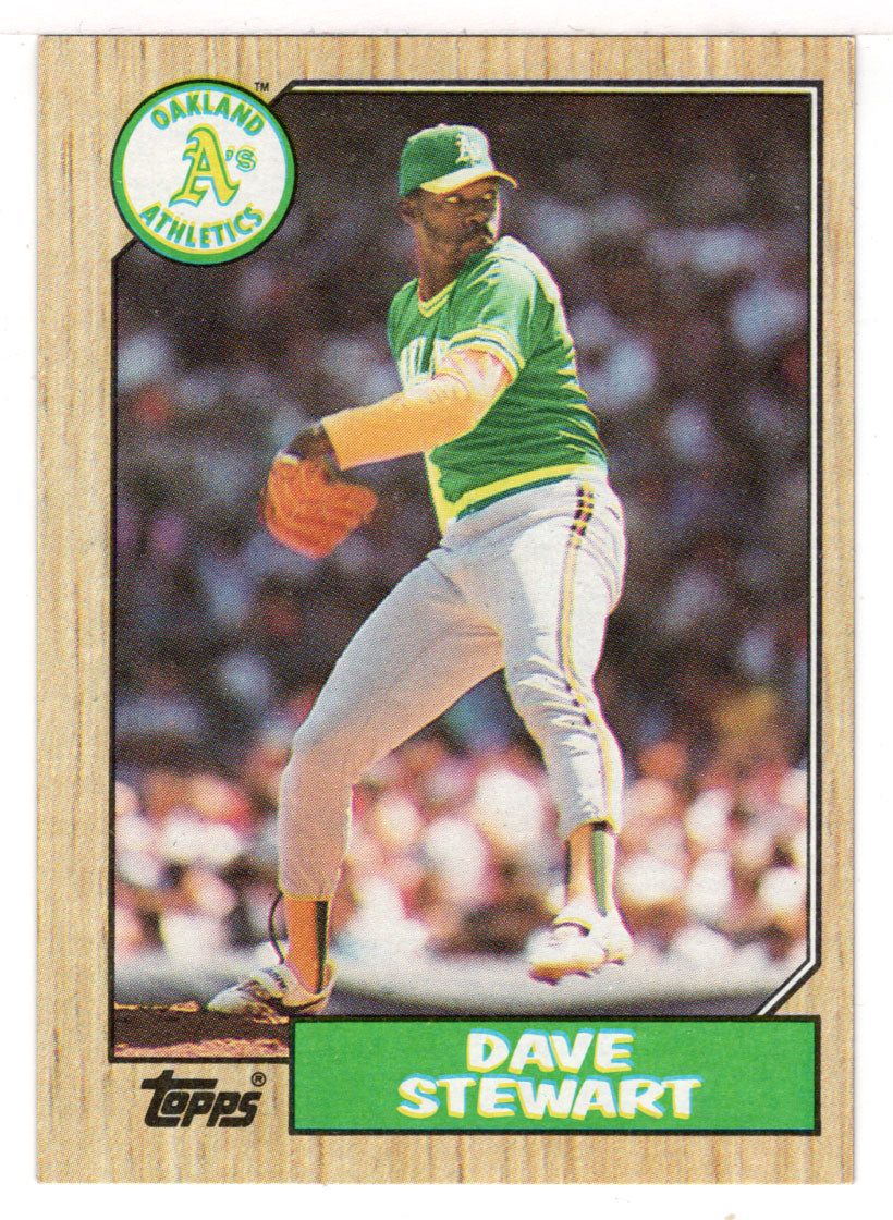 Dave Stewart - Oakland Athletics (MLB Baseball Card) 1987 Topps # 14 Mint