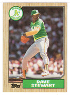 Dave Stewart - Oakland Athletics (MLB Baseball Card) 1987 Topps # 14 Mint