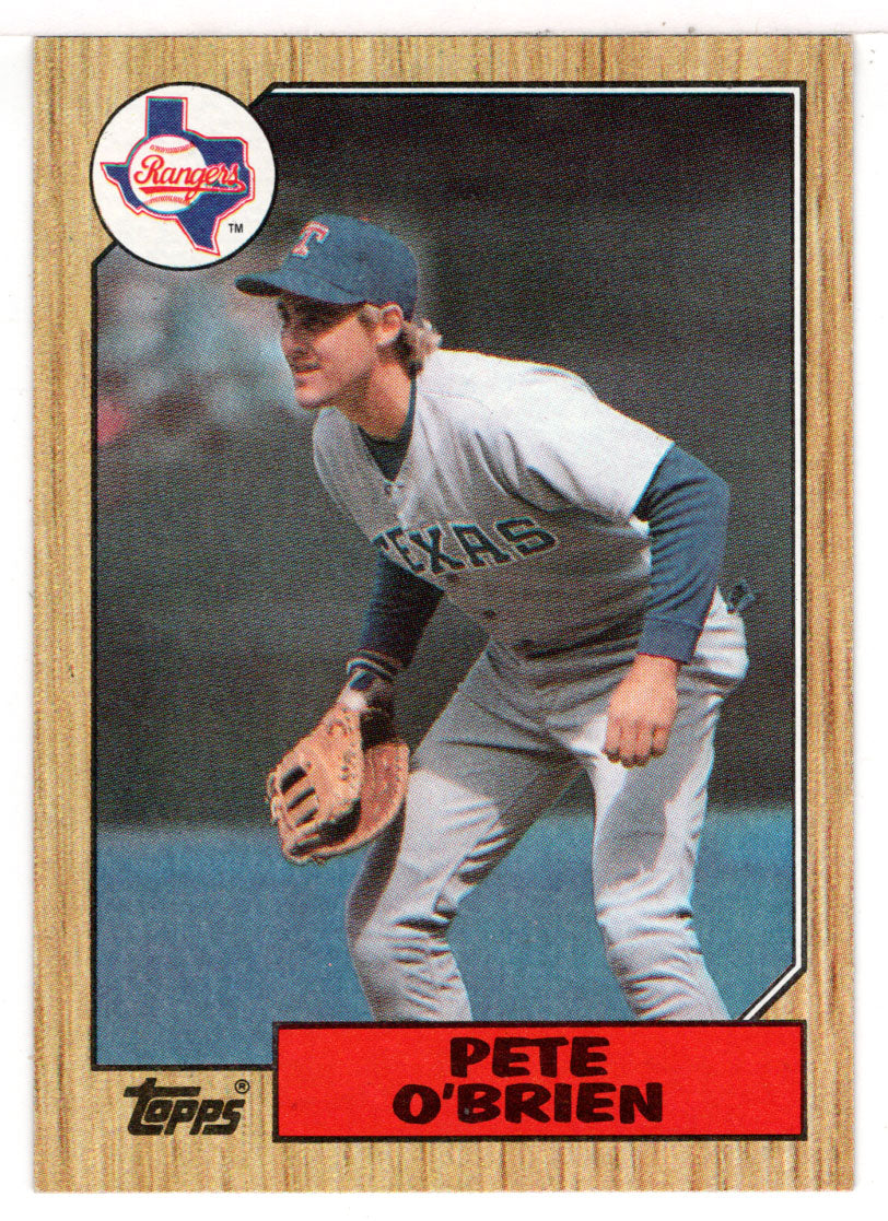 Pete O'Brien - Texas Rangers (MLB Baseball Card) 1987 Topps # 17 Mint