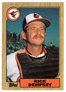 Rick Dempsey - Baltimore Orioles (MLB Baseball Card) 1987 Topps # 28 Mint
