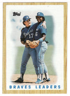 Atlanta Braves Team Checklist (MLB Baseball Card) 1987 Topps # 31 Mint