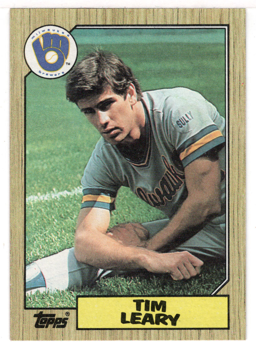 Tim Leary - Milwaukee Brewers (MLB Baseball Card) 1987 Topps # 32 Mint