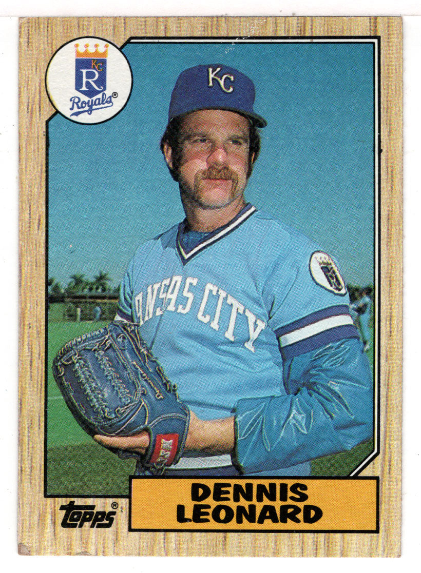 Dennis Leonard - Kansas City Royals (MLB Baseball Card) 1987 Topps # 38 Mint