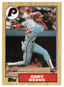Gary Redus - Philadelphia Phillies (MLB Baseball Card) 1987 Topps # 42 Mint