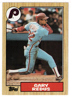 Gary Redus - Philadelphia Phillies (MLB Baseball Card) 1987 Topps # 42 Mint