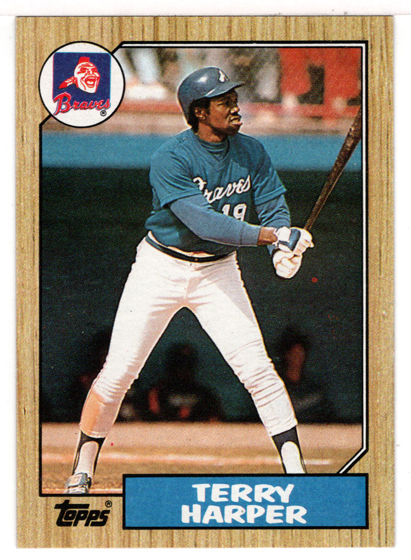 Terry Harper - Atlanta Braves (MLB Baseball Card) 1987 Topps # 49 Mint