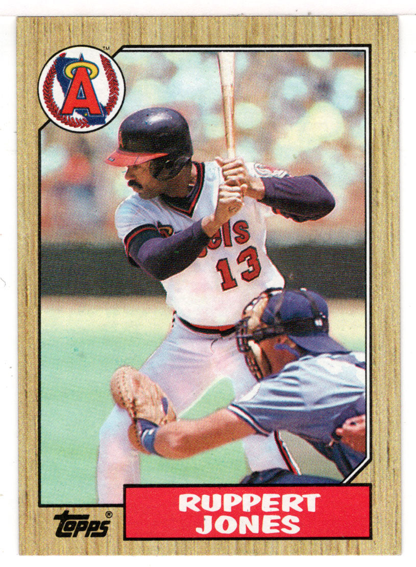 Ruppert Jones - California Angels (MLB Baseball Card) 1987 Topps # 53 Mint