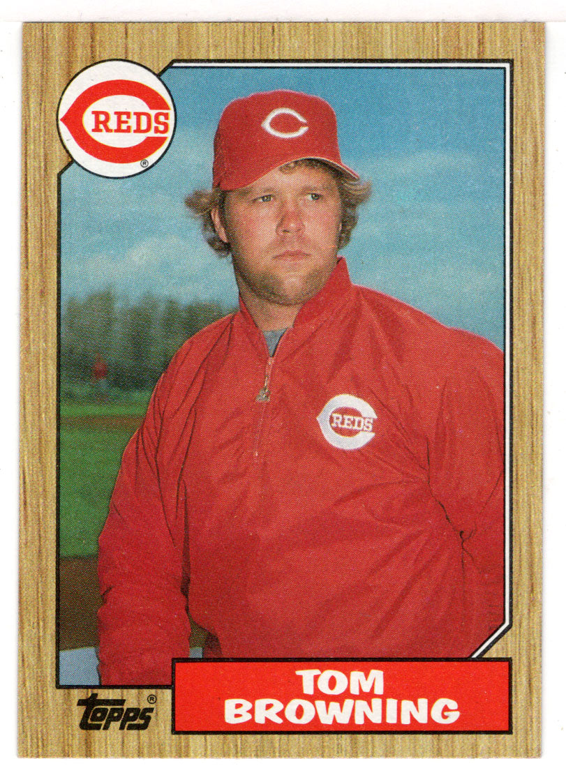 Tom Browning - Cincinnati Reds (MLB Baseball Card) 1987 Topps # 65 Mint