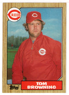 Tom Browning - Cincinnati Reds (MLB Baseball Card) 1987 Topps # 65 Mint