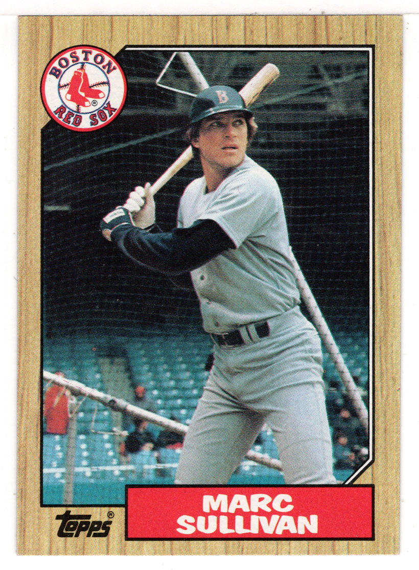 Marc Sullivan - Boston Red Sox (MLB Baseball Card) 1987 Topps # 66 Mint