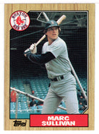 Marc Sullivan - Boston Red Sox (MLB Baseball Card) 1987 Topps # 66 Mint