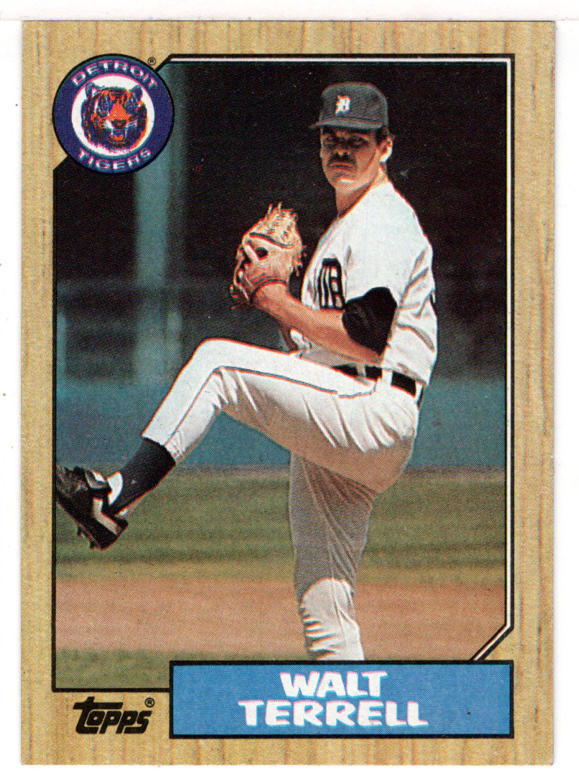 Walt Terrell - Detroit Tigers (MLB Baseball Card) 1987 Topps # 72 Mint